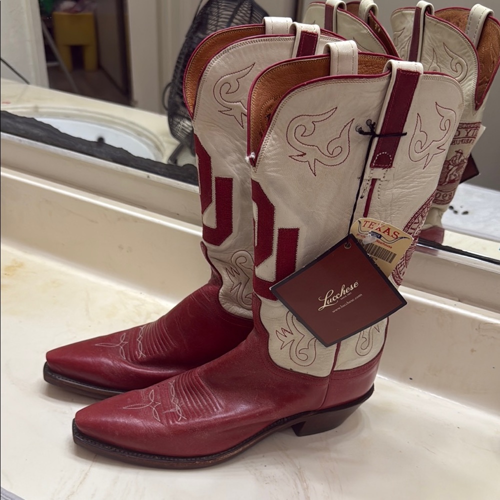 Lucchese Two-Tone Western Boots